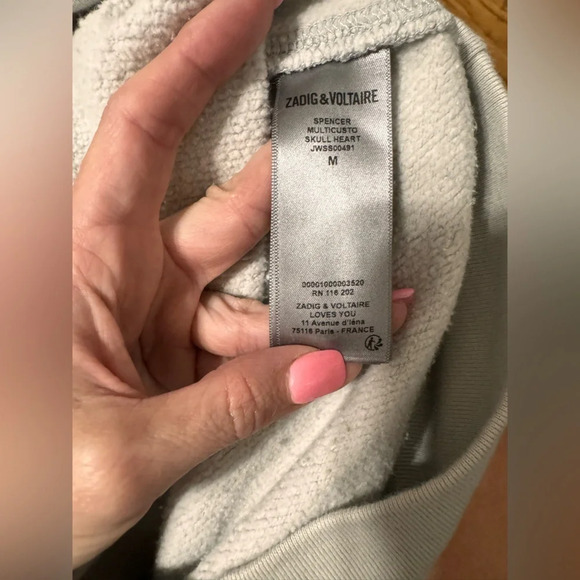 Zadig & Voltaire Spencer Hooded Cotton Graphic Print
Sweatshirt - Picture 11 of 13